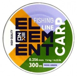 Лісочка для лову риби, ZEOX Element Carp Moss Green, 300м, перетин 0,256мм